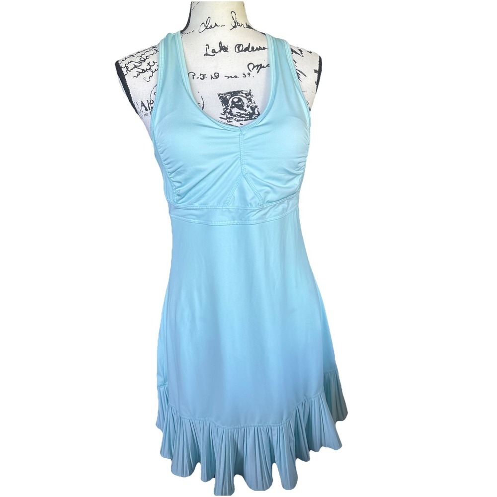 Kyodan Outdoor Women's Athletic Dress Aqua Blue Stretch Sports Size Medium